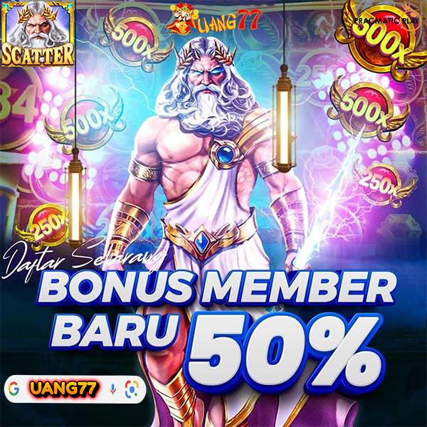 Uang77 Slot Gacor Bonus New Member 50